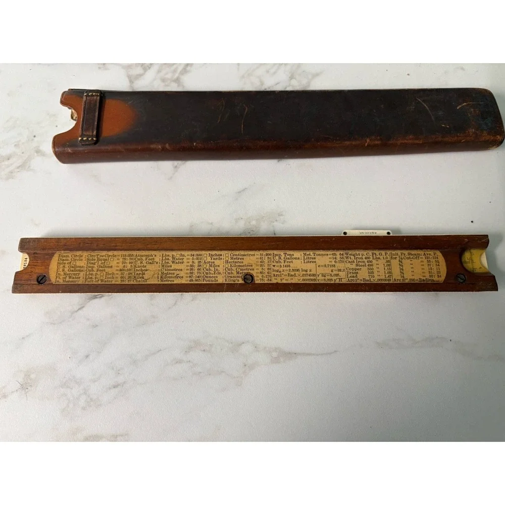 Vintage K&E KEUFFEL ESSER 4053-3 Slide Rule w/ Sleeve